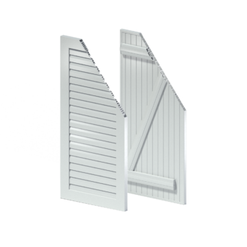 Gammes de volets battants et coulissants en PVC